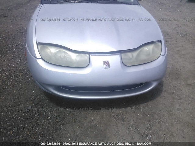 1G8ZP14822Z132114 - 2002 SATURN SC1 GRAY photo 6