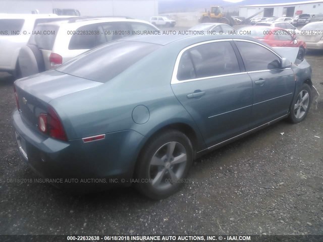 1G1ZH57B094265729 - 2009 CHEVROLET MALIBU 1LT 绿色 照片 4