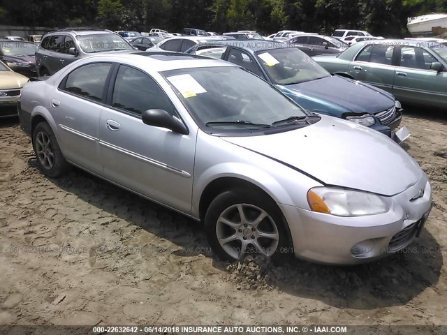 1C3AL56R02N171047 - 2002 CHRYSLER SEBRING LXI SILVER photo 1