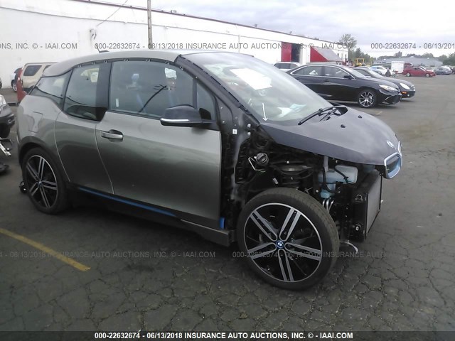 WBY1Z4C57GV507627 - 2016 BMW I3 REX GRAY photo 1