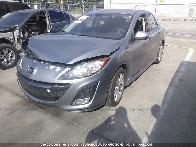 JM1BL1K54B1444171 - 2011 MAZDA 3 S SILVER photo 2