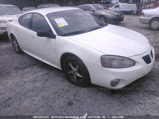 2G2WP522451140540 - 2005 PONTIAC GRAND PRIX WHITE photo 1