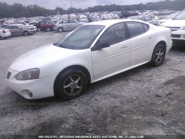 2G2WP522451140540 - 2005 PONTIAC GRAND PRIX WHITE photo 2