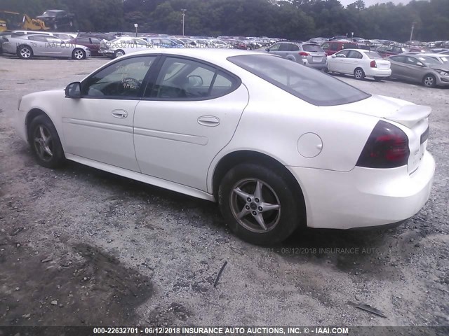 2G2WP522451140540 - 2005 PONTIAC GRAND PRIX WHITE photo 3