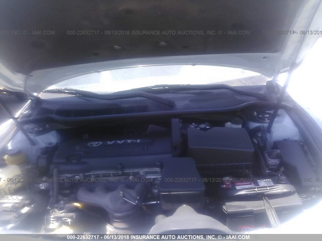 4T1BE46K27U638842 - 2007 TOYOTA CAMRY NEW GENERAT CE/LE/XLE/SE BLUE photo 10