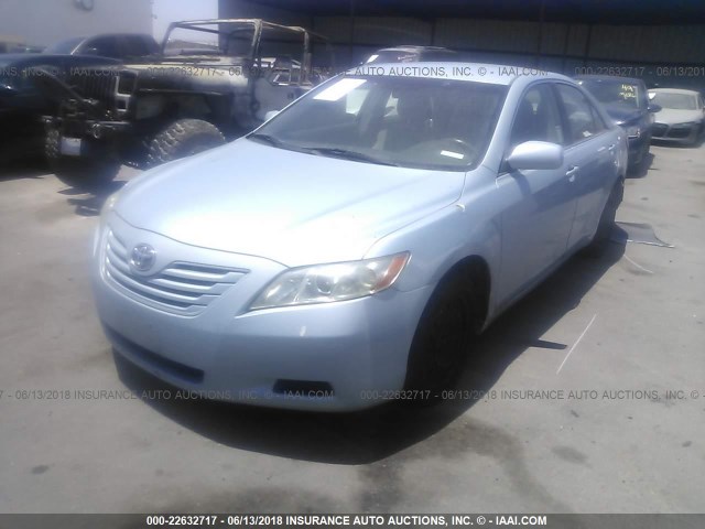 4T1BE46K27U638842 - 2007 TOYOTA CAMRY NEW GENERAT CE/LE/XLE/SE BLUE photo 2