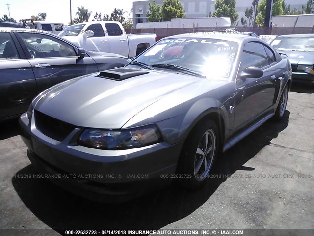 1FAFP42RX4F212857 - 2004 FORD MUSTANG MACH I GRAY photo 2