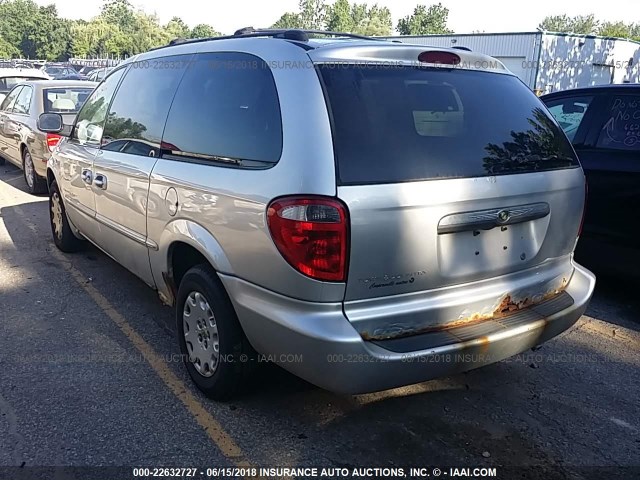 2C8GP44391R421663 - 2001 CHRYSLER TOWN & COUNTRY LX SILVER photo 3