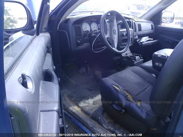 1D7HA16K03J652894 - 2003 DODGE RAM 1500 ST BLUE photo 8