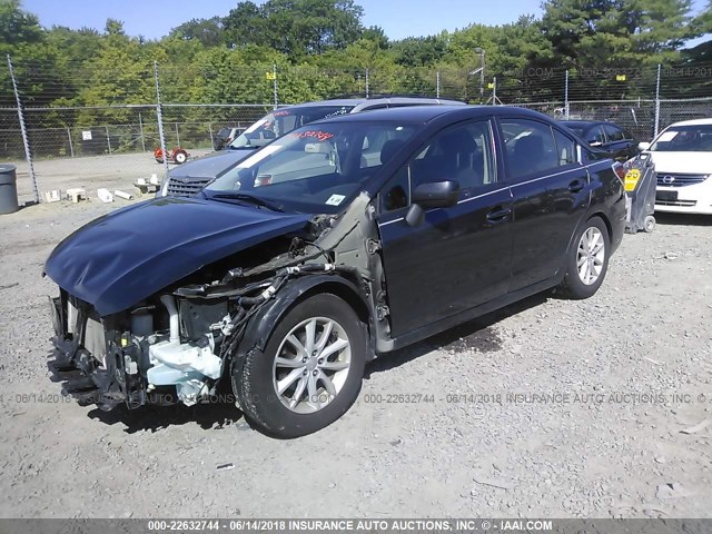 JF1GJAC69DH024120 - 2013 SUBARU IMPREZA PREMIUM BLUE photo 2