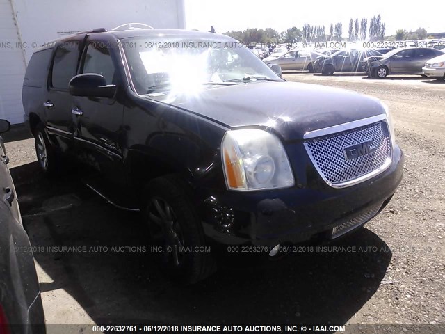 1GKFK66888J252514 - 2008 GMC YUKON XL DENALI BLACK photo 1