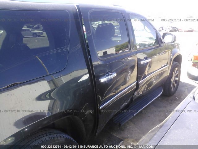 1GKFK66888J252514 - 2008 GMC YUKON XL DENALI BLACK photo 6