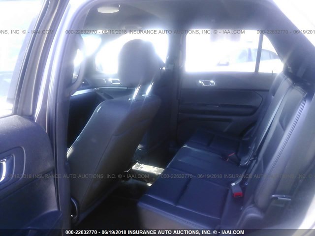 1FM5K8AR5GGA47324 - 2016 FORD EXPLORER POLICE INTERCEPTOR GRAY photo 8