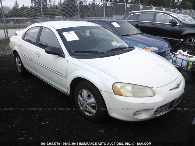 1C3EL46X71N569431 - 2001 CHRYSLER SEBRING LX WHITE photo 1