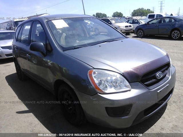 KNAFG528597268968 - 2009 KIA RONDO LX/EX GRAY photo 1