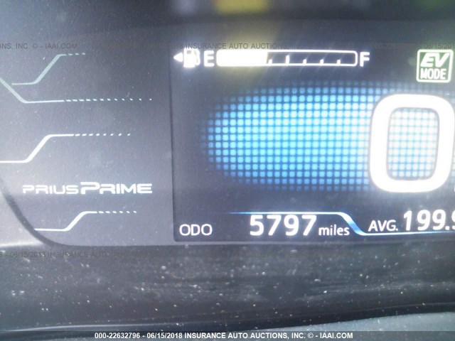 JTDKARFP9H3049402 - 2017 TOYOTA PRIUS PRIME  青绿色 照片 7