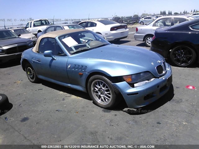 4USCH7321VLE02351 - 1997 BMW Z3 1.9 BLUE photo 1