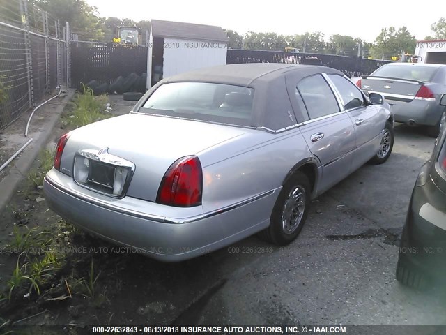 1LNHM81W0YY816613 - 2000 LINCOLN TOWN CAR EXECUTIVE Серебристый фото 4