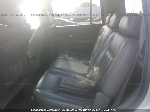 1D4HB58D84F239464 - 2004 DODGE DURANGO LIMITED SILVER photo 8