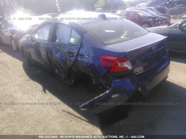 JF1VA1A6XJ9816275 - 2018 SUBARU WRX BLUE photo 3