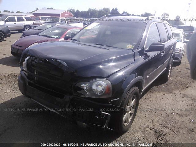 YV4CN592X61287301 - 2006 VOLVO XC90 BLACK photo 2