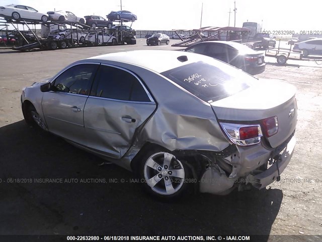 1G11B5SL6EF191942 - 2014 CHEVROLET MALIBU LS GRAY photo 3