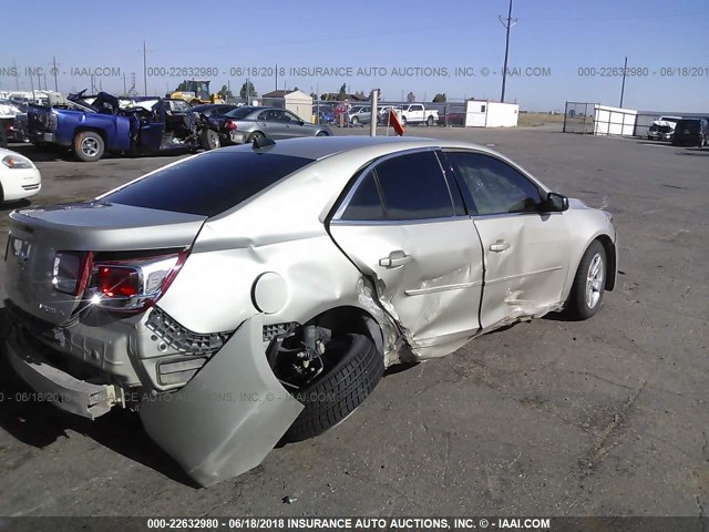 1G11B5SL6EF191942 - 2014 CHEVROLET MALIBU LS GRAY photo 4