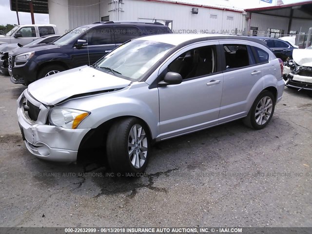 1B3CB5HA3BD152983 - 2011 DODGE CALIBER HEAT SILVER photo 2