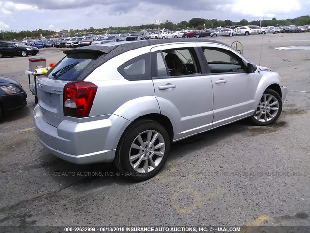 1B3CB5HA3BD152983 - 2011 DODGE CALIBER HEAT SILVER photo 4