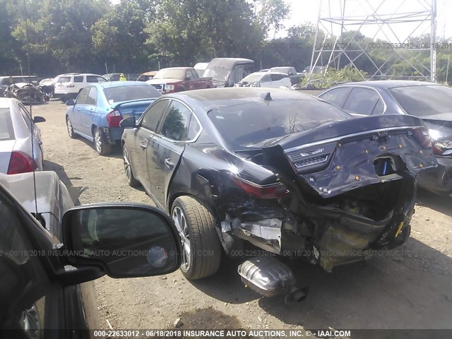 KNALC4J12H5092887 - 2017 KIA CADENZA PREMIUM/LIMITED GRAY photo 3