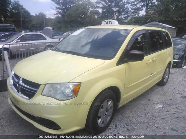 2D4RN4DG0BR686690 - 2011 DODGE GRAND CARAVAN EXPRESS SILVER photo 2