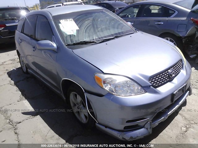 2T1KR32E93C064380 - 2003 TOYOTA COROLLA MATRIX XR BLUE photo 1