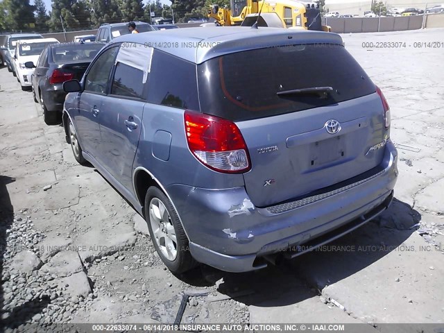 2T1KR32E93C064380 - 2003 TOYOTA COROLLA MATRIX XR BLUE photo 3