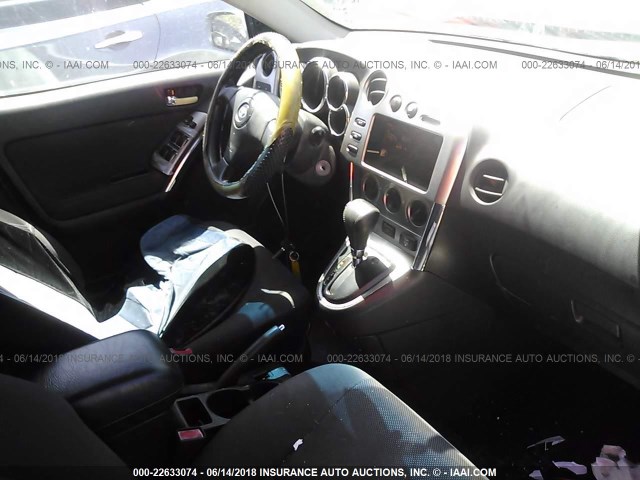 2T1KR32E93C064380 - 2003 TOYOTA COROLLA MATRIX XR BLUE photo 5