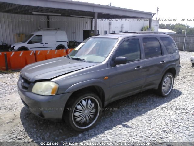 4F2CZ96124KM11188 - 2004 MAZDA TRIBUTE ES 灰色 照片 2