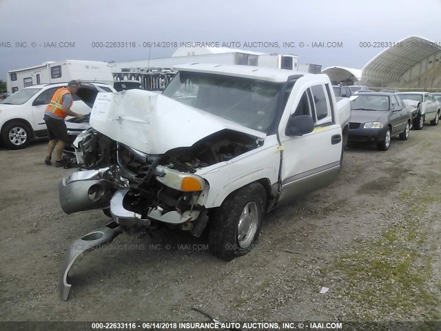 2GTEK19T231164488 - 2003 GMC NEW SIERRA K1500 WHITE photo 2