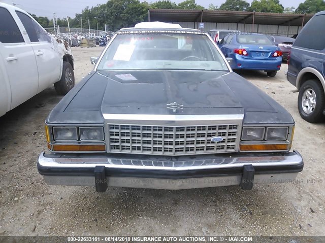 2FABP43F7FX208923 - 1985 FORD LTD CROWN VICTORIA GRAY photo 6