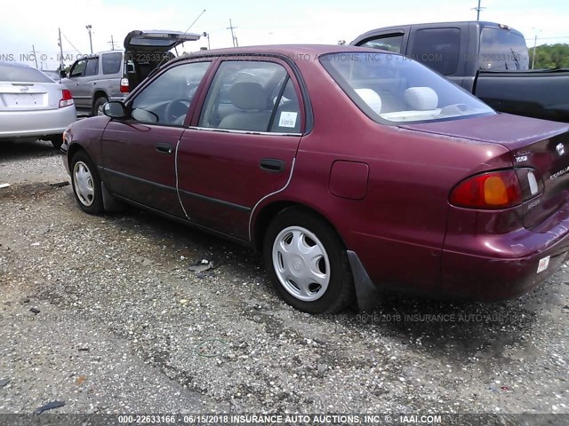 1NXBR12E8YZ370495 - 2000 TOYOTA COROLLA VE/CE/LE 红色 照片 3