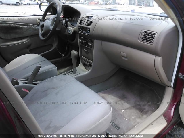 1NXBR12E8YZ370495 - 2000 TOYOTA COROLLA VE/CE/LE 红色 照片 5