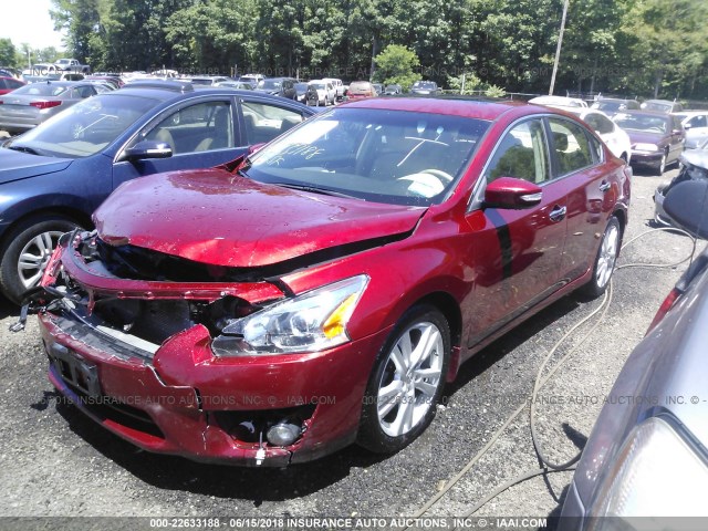 1N4BL3AP2DN429362 - 2013 NISSAN ALTIMA 3.5S/3.5SV/3.5SL RED photo 2