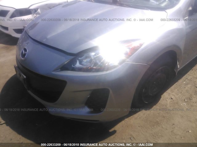 JM1BL1UG8C1643434 - 2012 MAZDA 3 I GRAY photo 6