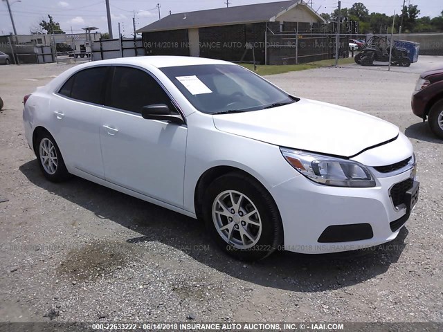 1G11A5SL7EF152151 - 2014 CHEVROLET MALIBU LS WHITE photo 1