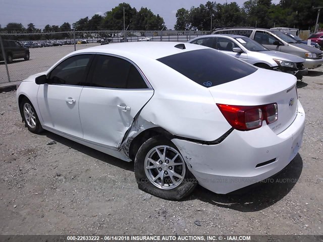 1G11A5SL7EF152151 - 2014 CHEVROLET MALIBU LS WHITE photo 3
