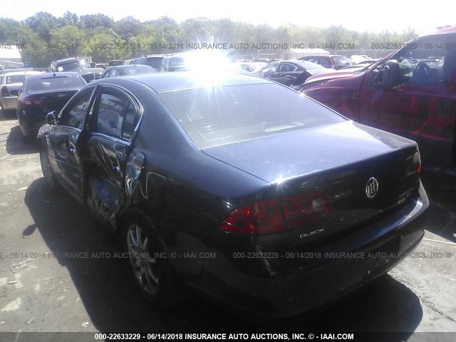 1G4HD57237U150517 - 2007 BUICK LUCERNE CXL BLUE photo 3