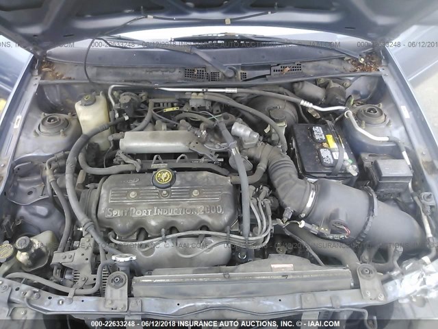 3FAFP15P3XR174369 - 1999 FORD ESCORT SE BLUE photo 10