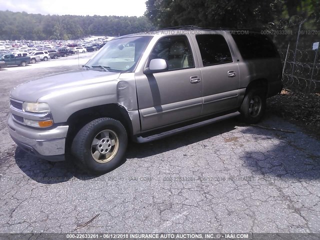 1GNEC16Z22J259733 - 2002 CHEVROLET SUBURBAN C1500 GOLD photo 2