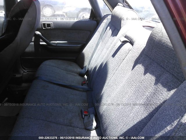 4T1SV21E6LU243045 - 1990 TOYOTA CAMRY DLX 勃艮第红 照片 8