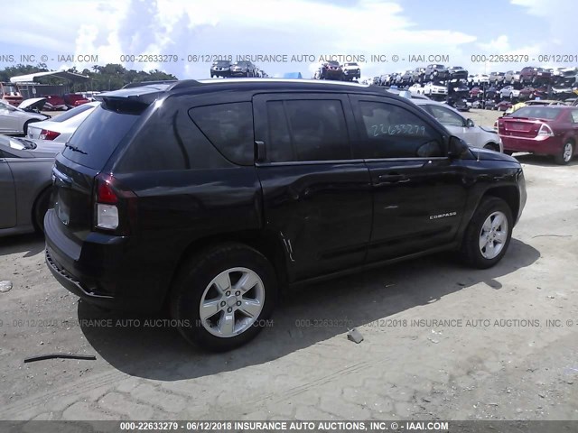 1C4NJCBA1FD262427 - 2015 JEEP COMPASS SPORT BLACK photo 4