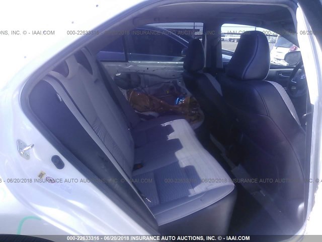 4T1BF1FK9FU053346 - 2015 TOYOTA CAMRY LE/XLE/SE/XSE WHITE photo 8