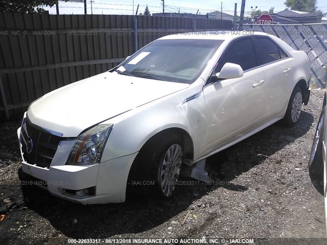1G6DS5EV9A0116749 - 2010 CADILLAC CTS PREMIUM COLLECTION WHITE photo 2